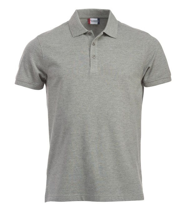 CLIQUE CLASSIC LINCOLN S/S POLO GRIJSMELANGE