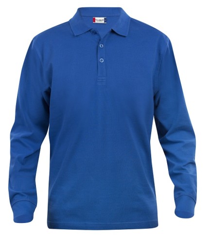 CLIQUE CLASSIC LINCOLN L/S POLO KOBALT