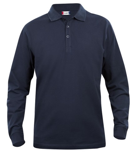 CLIQUE CLASSIC LINCOLN L/S POLO DARK NAVY