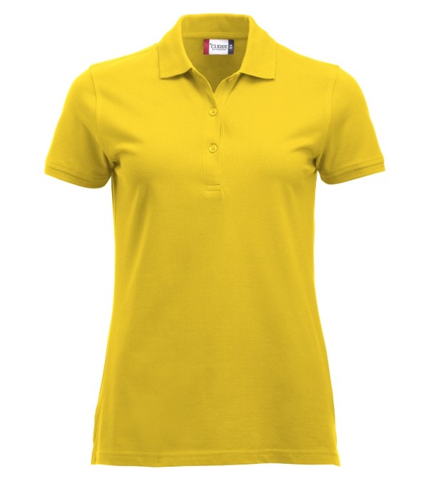 CLIQUE CLASSIC MARION S/S POLO LEMON