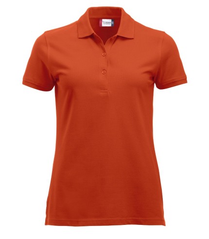 CLIQUE CLASSIC MARION S/S POLO DIEPORANJE