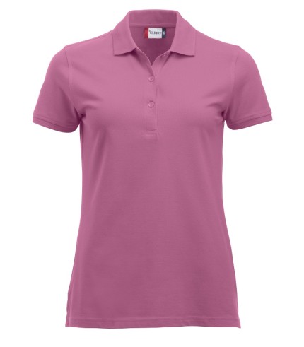 CLIQUE CLASSIC MARION S/S POLO HELDER ROZE