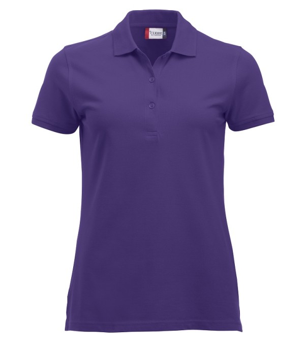 CLIQUE CLASSIC MARION S/S POLO HELDER LILA