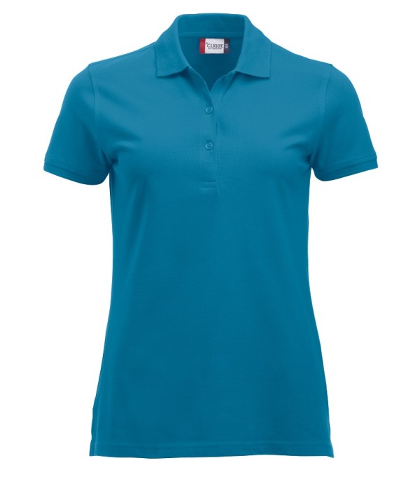 CLIQUE CLASSIC MARION S/S POLO TURQUOISE