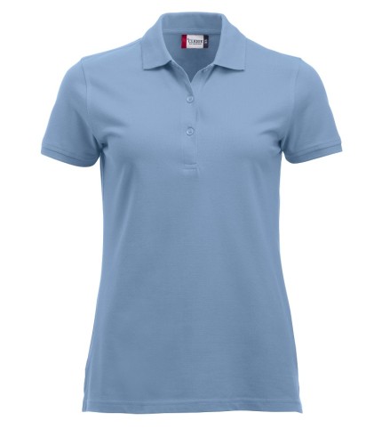 CLIQUE CLASSIC MARION S/S POLO LICHTBLAUW