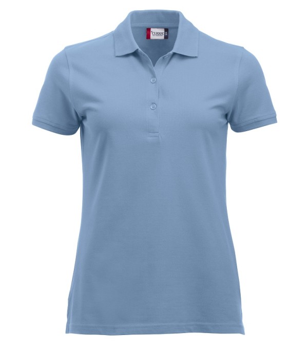 CLIQUE CLASSIC MARION S/S POLO LICHTBLAUW