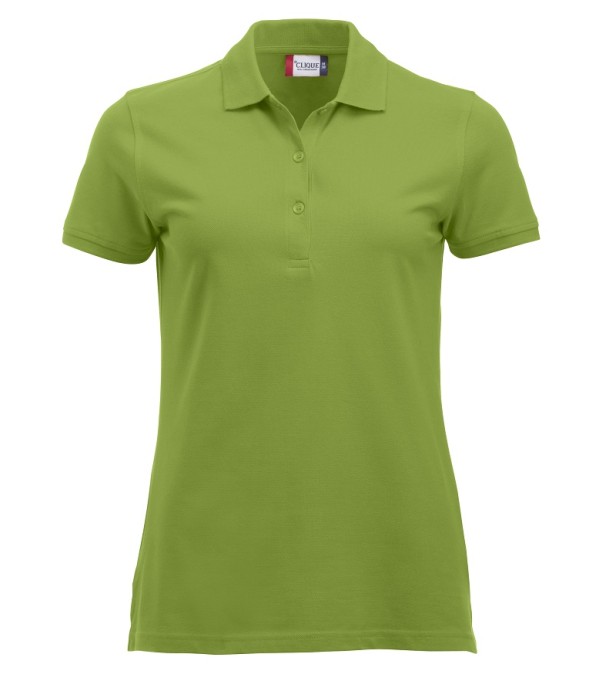 CLIQUE CLASSIC MARION S/S POLO LICHTGROEN