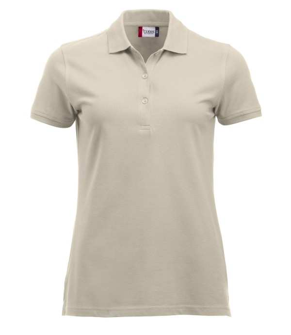 CLIQUE CLASSIC MARION S/S POLO LICHT KHAKI