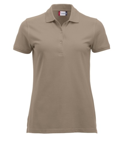 CLIQUE CLASSIC MARION S/S POLO CAFFE LATTE