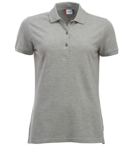 CLIQUE CLASSIC MARION S/S POLO GRIJSMELANGE