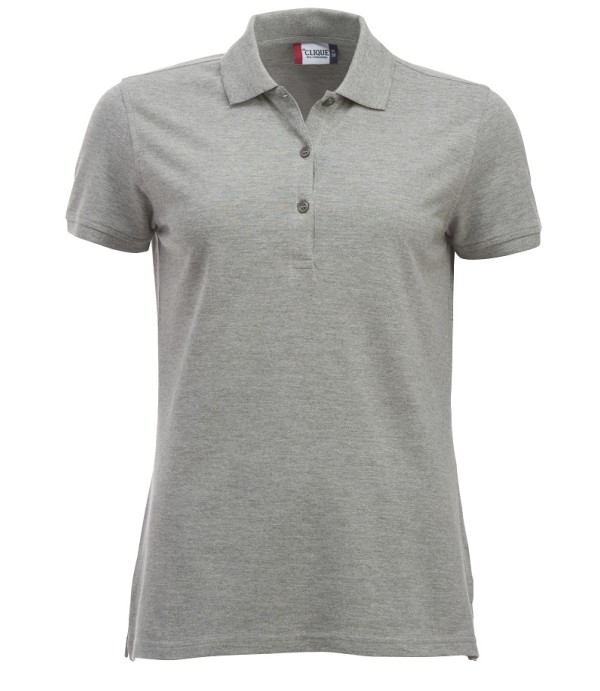 CLIQUE CLASSIC MARION S/S POLO GRIJSMELANGE