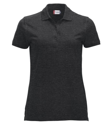 CLIQUE CLASSIC MARION S/S POLO ANTRACIET MELANGE