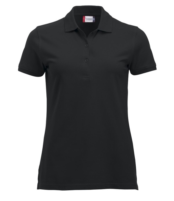 CLIQUE CLASSIC MARION S/S POLO ZWART