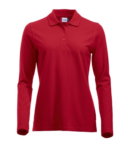 CLIQUE CLASSIC MARION L/S POLO ROOD