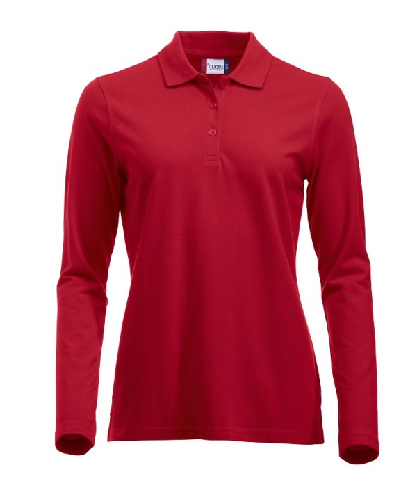 CLIQUE CLASSIC MARION L/S POLO ROOD