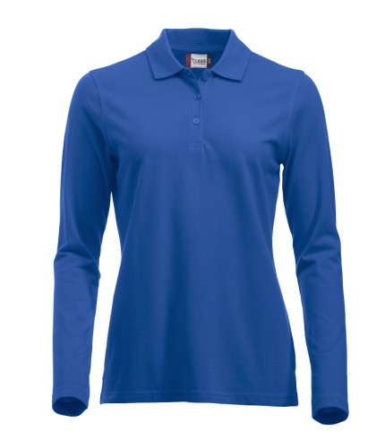 CLIQUE CLASSIC MARION L/S POLO KOBALT