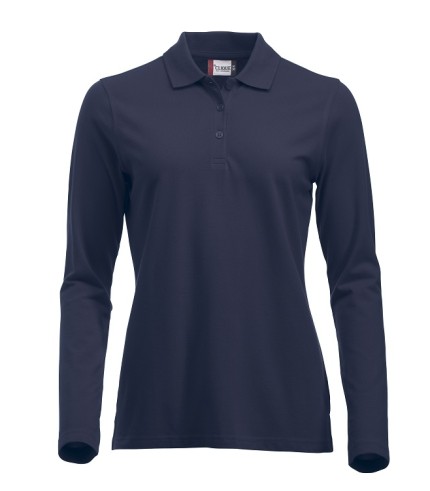 CLIQUE CLASSIC MARION L/S POLO DARK NAVY