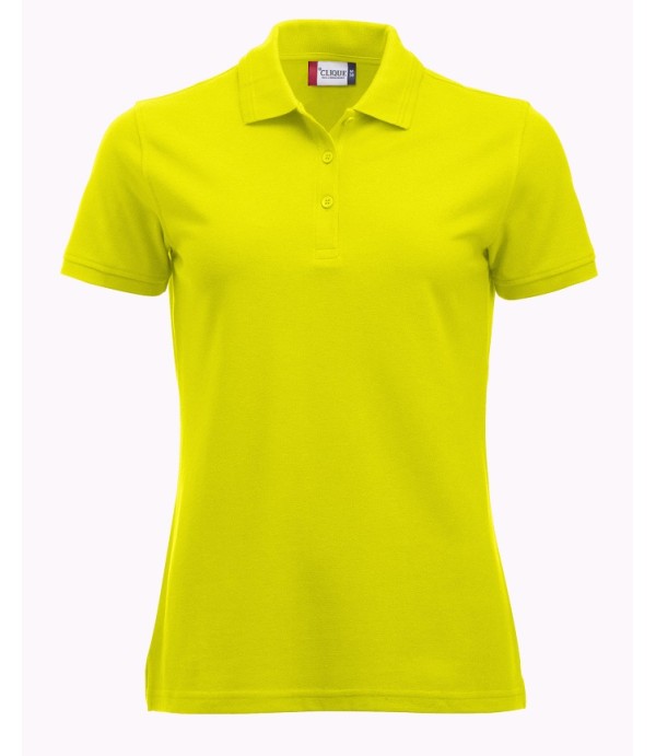 CLIQUE MANHATTAN WOMEN POLO SIGNAALGEEL