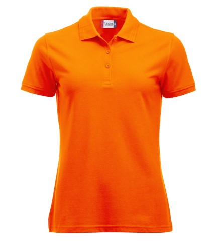 CLIQUE MANHATTAN WOMEN POLO SIGNAALORANJE