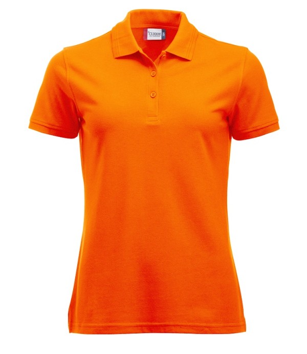 CLIQUE MANHATTAN WOMEN POLO SIGNAALORANJE
