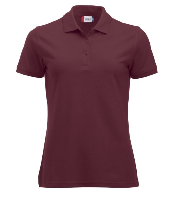 CLIQUE MANHATTAN WOMEN POLO BORDEAUX