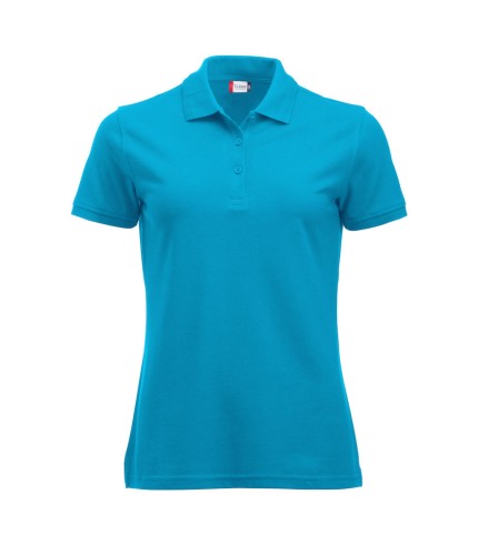CLIQUE MANHATTAN WOMEN POLO TURQUOISE