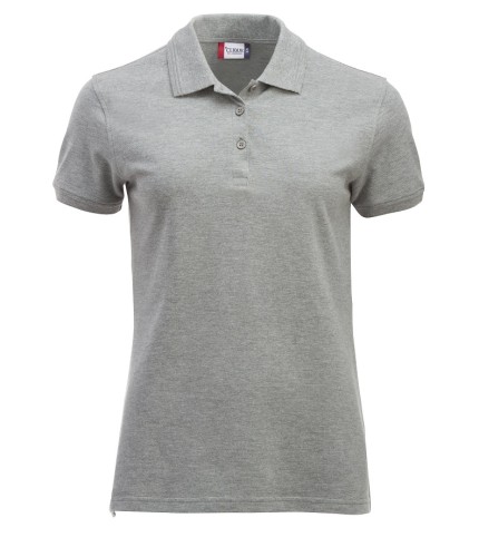 CLIQUE MANHATTAN WOMEN POLO GRIJSMELANGE