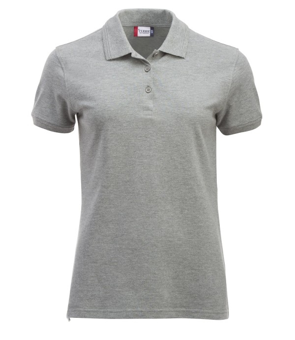 CLIQUE MANHATTAN WOMEN POLO GRIJSMELANGE