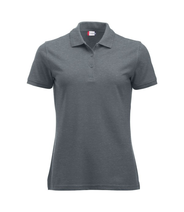 CLIQUE MANHATTAN WOMEN POLO ANTRACIET MELANGE