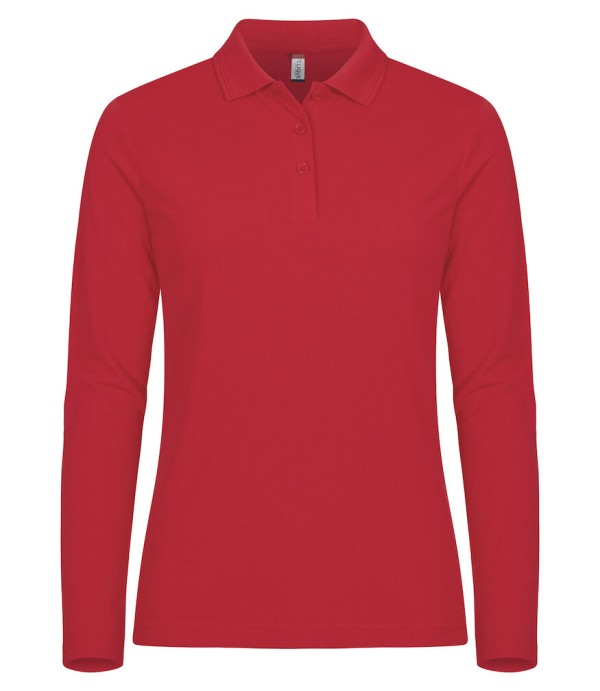 CLIQUE MANHATTAN WOMEN L/S POLO ROOD