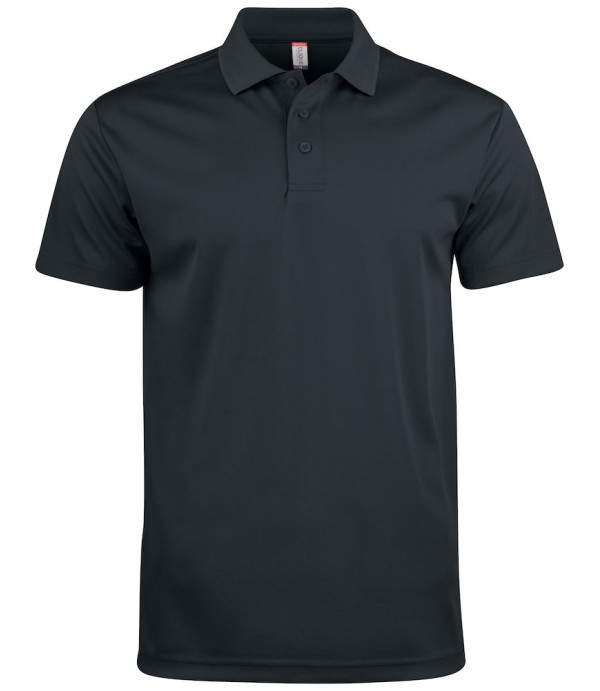 CLIQUE BASIC ACTIVE POLO ZWART
