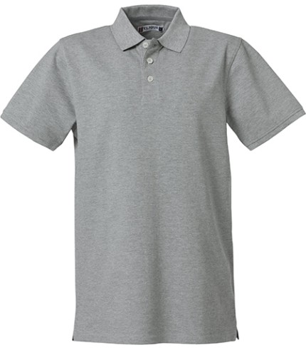 CLIQUE HEAVY PREMIUM POLO GRIJSMELANGE
