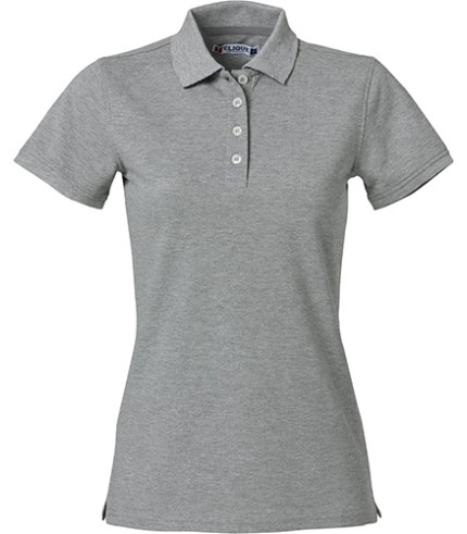 CLIQUE HEAVY PREMIUM POLO WOMEN GRIJSMELANGE