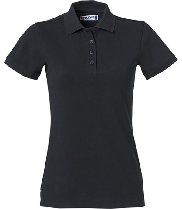CLIQUE HEAVY PREMIUM POLO WOMEN ZWART
