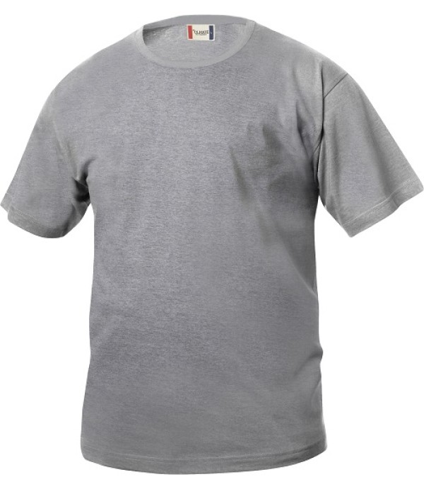 CLIQUE BASIC-T GRIJSMELANGE