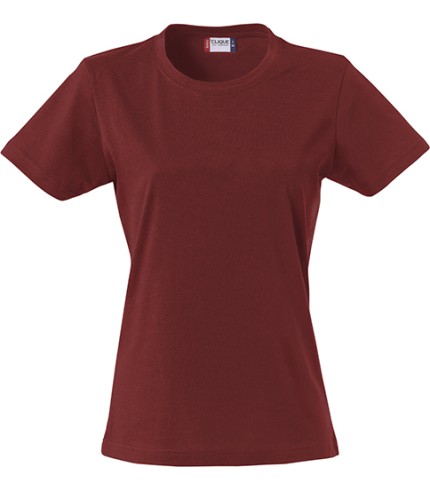 CLIQUE BASIC-T WOMEN BORDEAUX