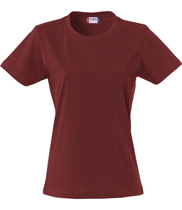 CLIQUE BASIC-T WOMEN BORDEAUX