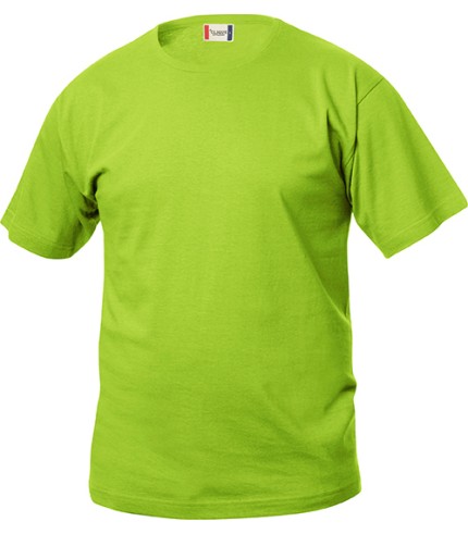 CLIQUE BASIC-T JUNIOR LICHTGROEN