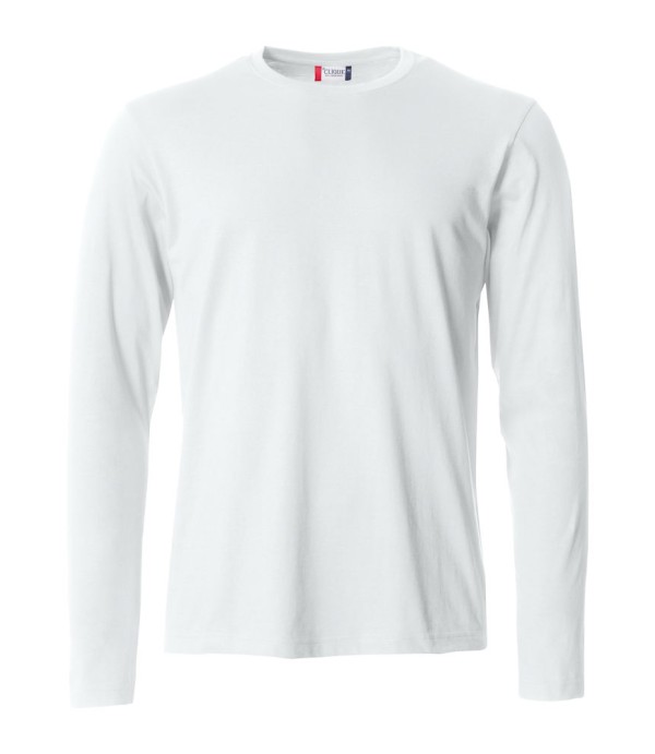 CLIQUE BASIC-T L/S WIT