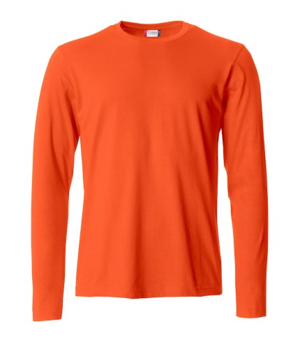 CLIQUE BASIC-T L/S DIEPORANJE