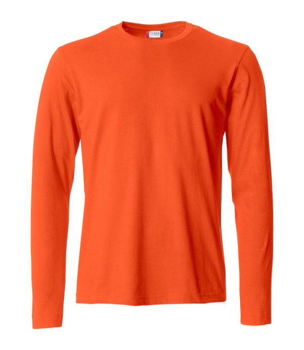 CLIQUE BASIC-T L/S DIEPORANJE