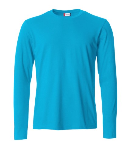 CLIQUE BASIC-T L/S TURQUOISE