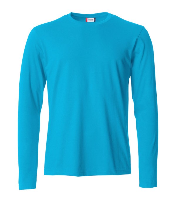 CLIQUE BASIC-T L/S TURQUOISE