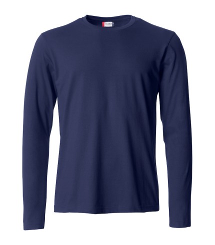 CLIQUE BASIC-T L/S DARK NAVY