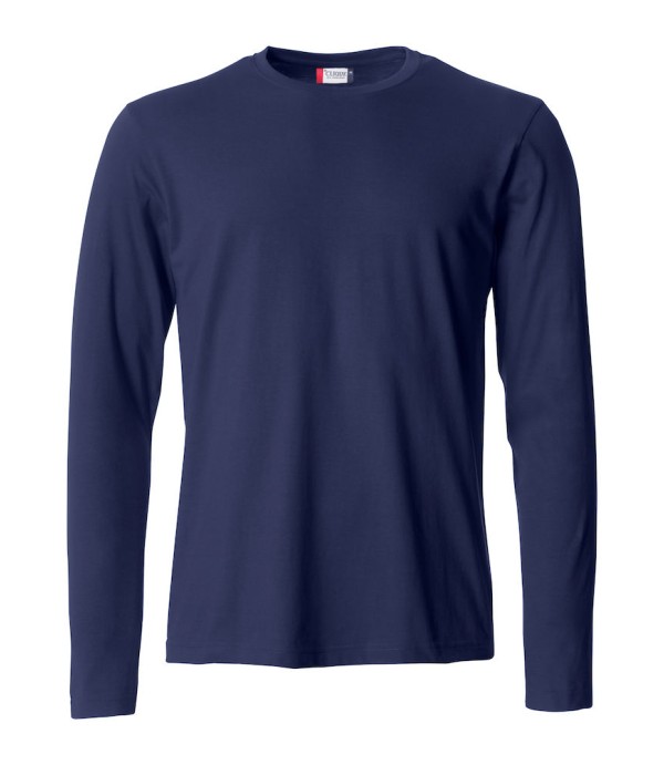 CLIQUE BASIC-T L/S DARK NAVY