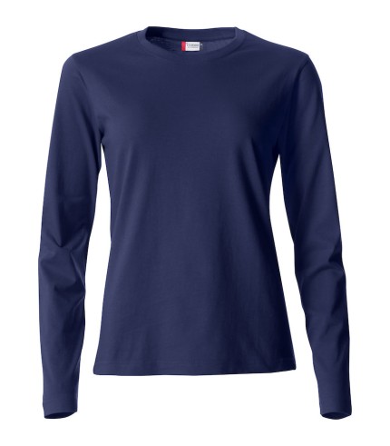 CLIQUE BASIC-T L/S WOMEN DARK NAVY
