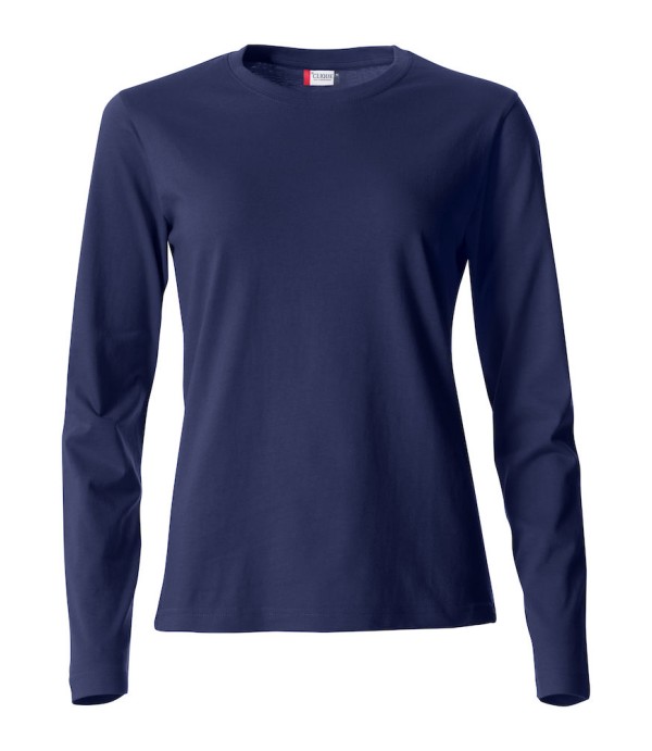CLIQUE BASIC-T L/S WOMEN DARK NAVY