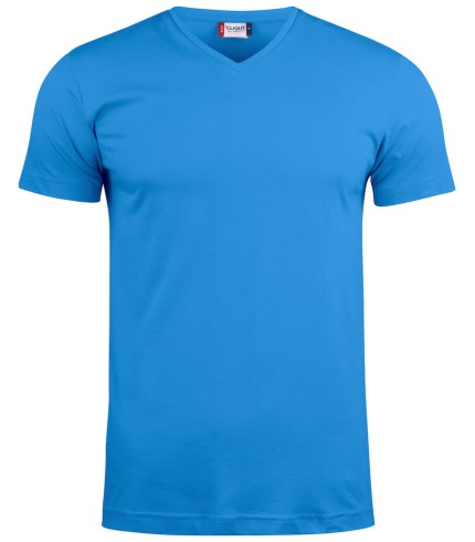CLIQUE BASIC-T V-NECK KOBALT