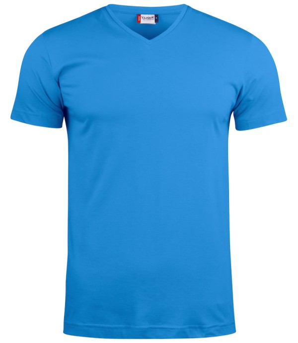 CLIQUE BASIC-T V-NECK KOBALT