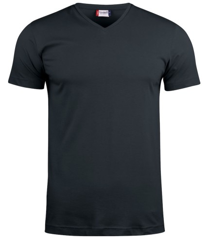 CLIQUE BASIC-T V-NECK ZWART